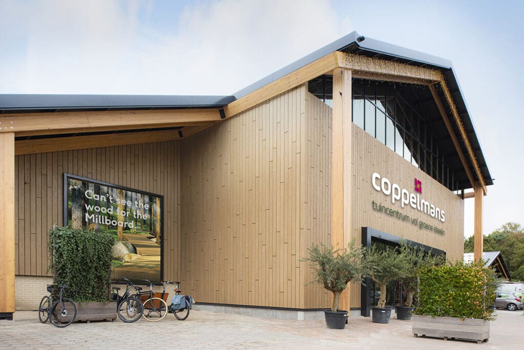 Tuincentrum Coppelmans kiest voor duurzame gevelbekleding