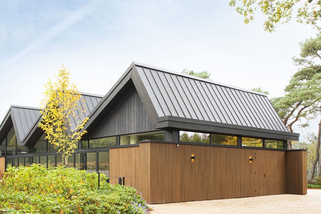 Landhuis met duurzame gevelbekleding